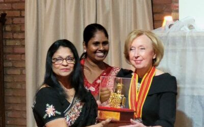 Brillante réception à l’Ambassade du Sri Lanka à l’occasion des 25 années en tant que Consule honoraire de notre Présidente, Monique De Decker-Deprez – 22 novembre 2022